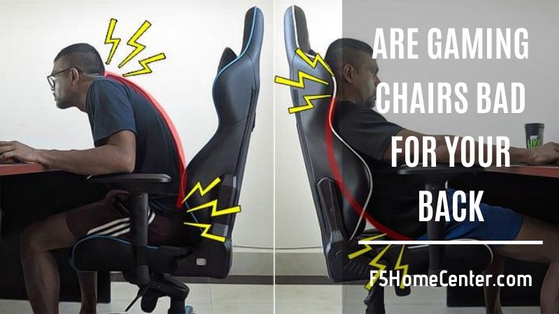 are gaming chairs bad for your back